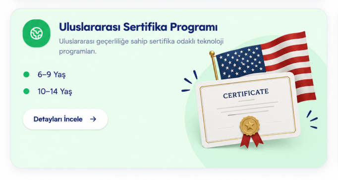 Uluslararası Sertifika Programı, 6–9 ve 10–14 yaş grupları